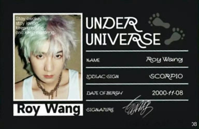 王源  你继续在ID卡上写scorpio天蝎男你继续！ 