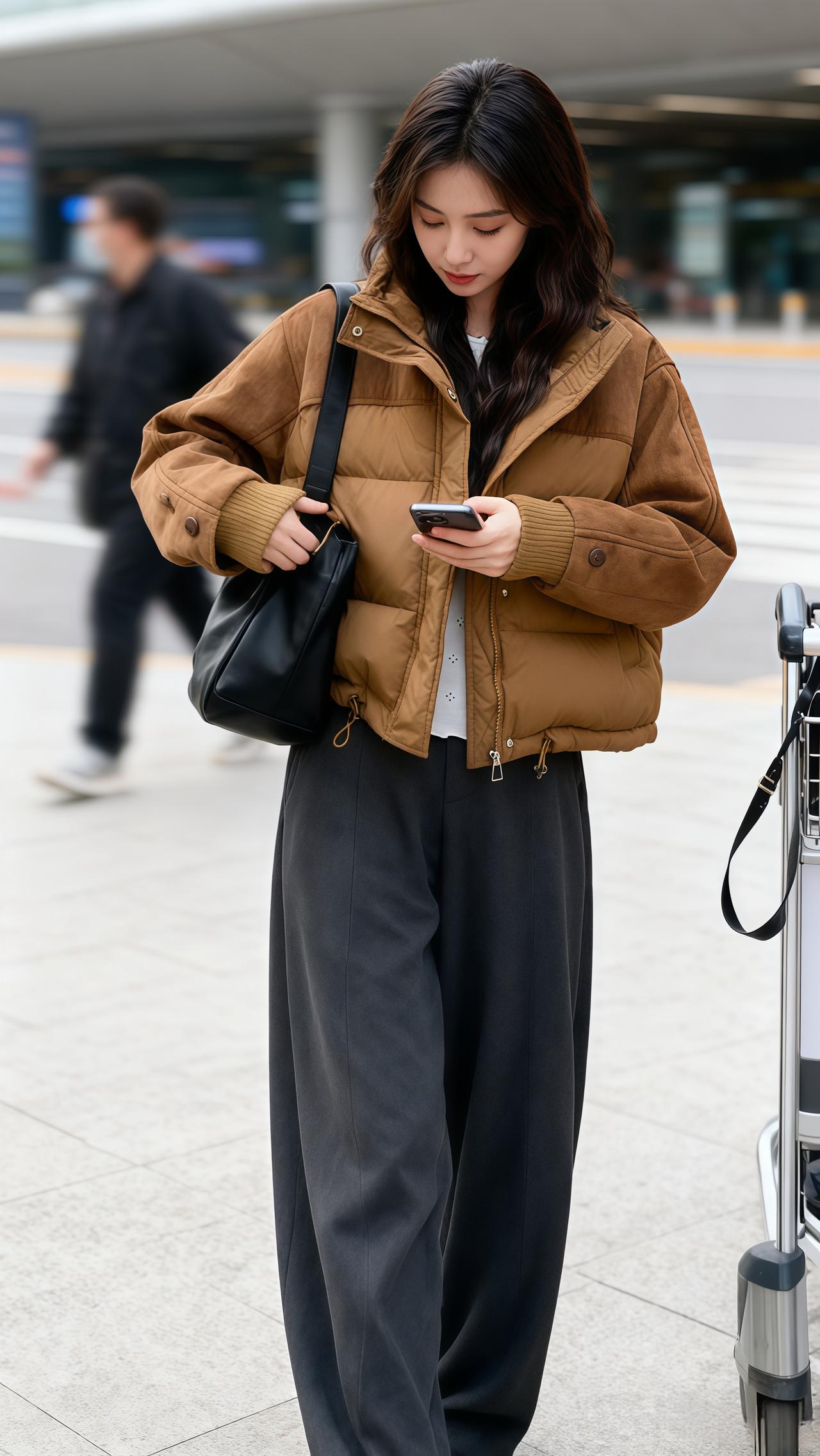 韩系穿搭 冬季搭配 穿搭 高品质羽绒服 穿搭不重样
