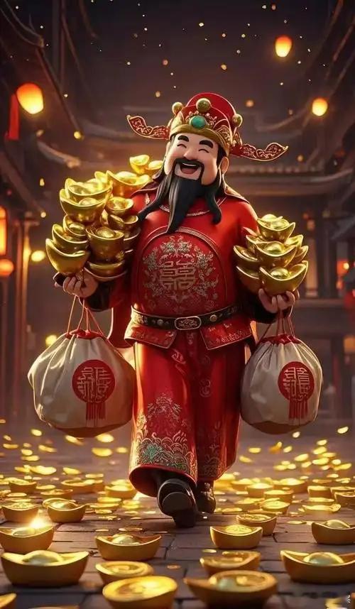 大年初五遇到了心软的ai财神大年初五迎财神，为了搞钱网友们真是啥招都使出来了。有