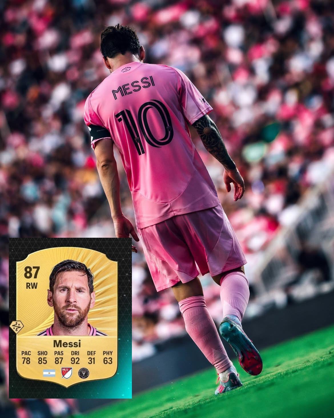【👀】曝梅西在FC26上的综合评分为87💥梅西[超话] ​​​