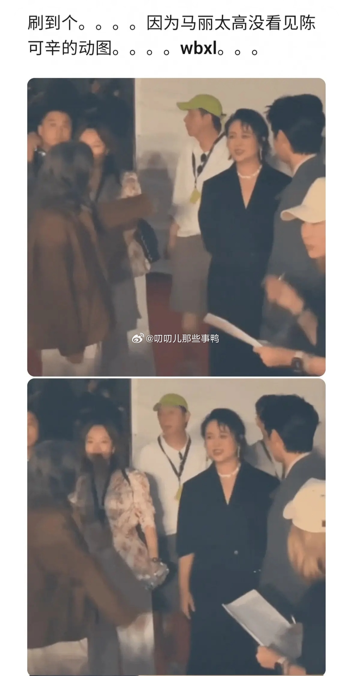 马丽太高没看见陈可辛动图~😂😂 ​​​