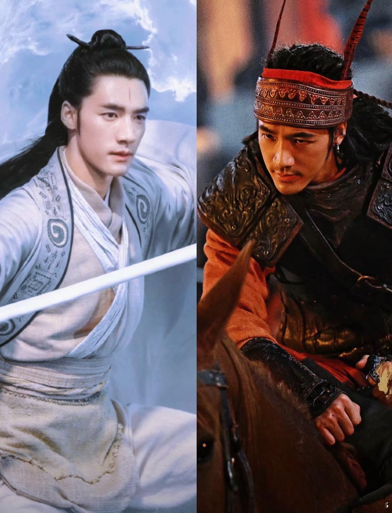 此沙真的啥都能演，《封神》系列杨戬，《捕风追影》熙旺/熙蒙，《镖人》和伊玄，他表