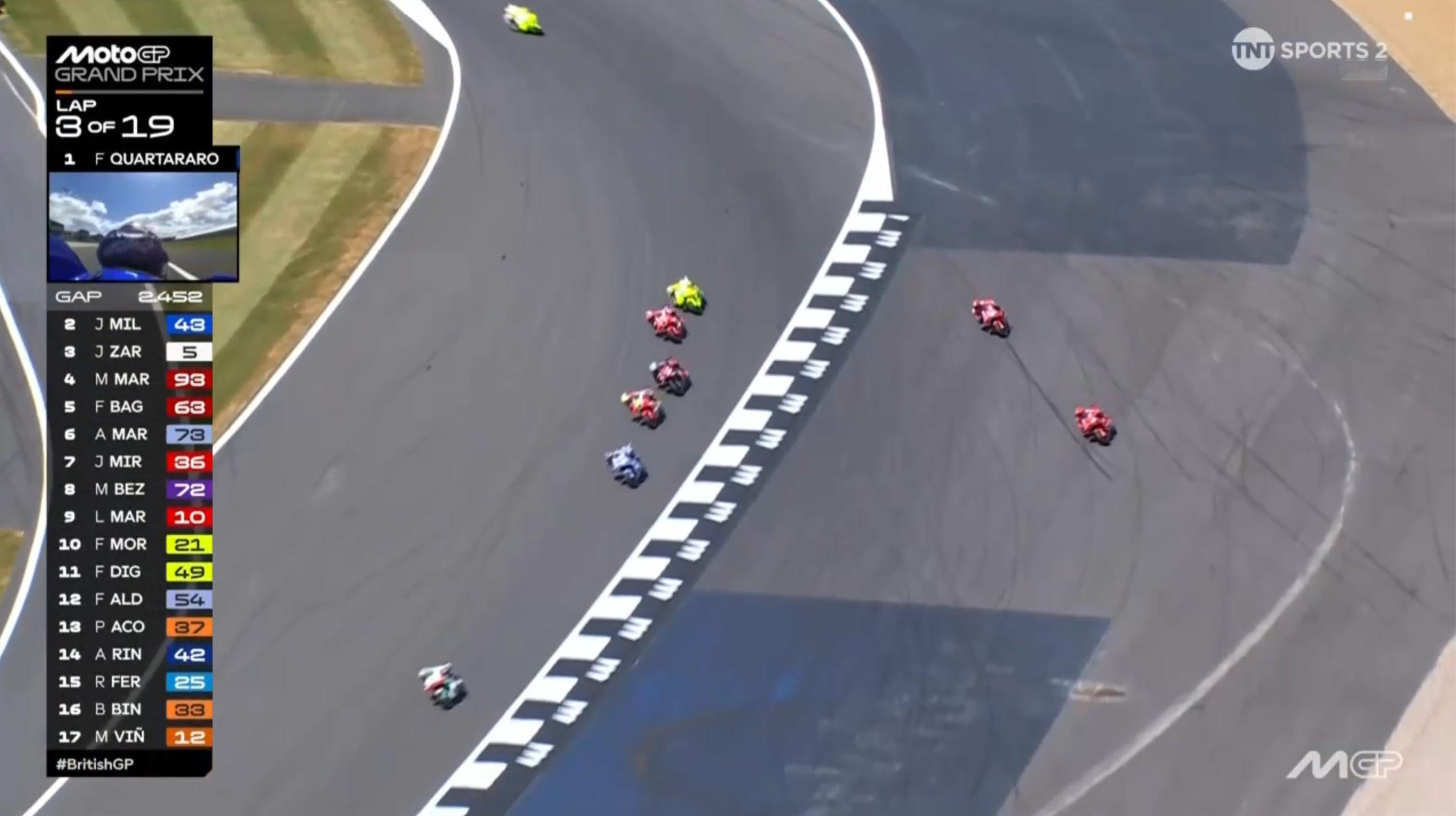 63和93都在Copse走大了。。。已经到了P9和P10MotoGP2025Mo