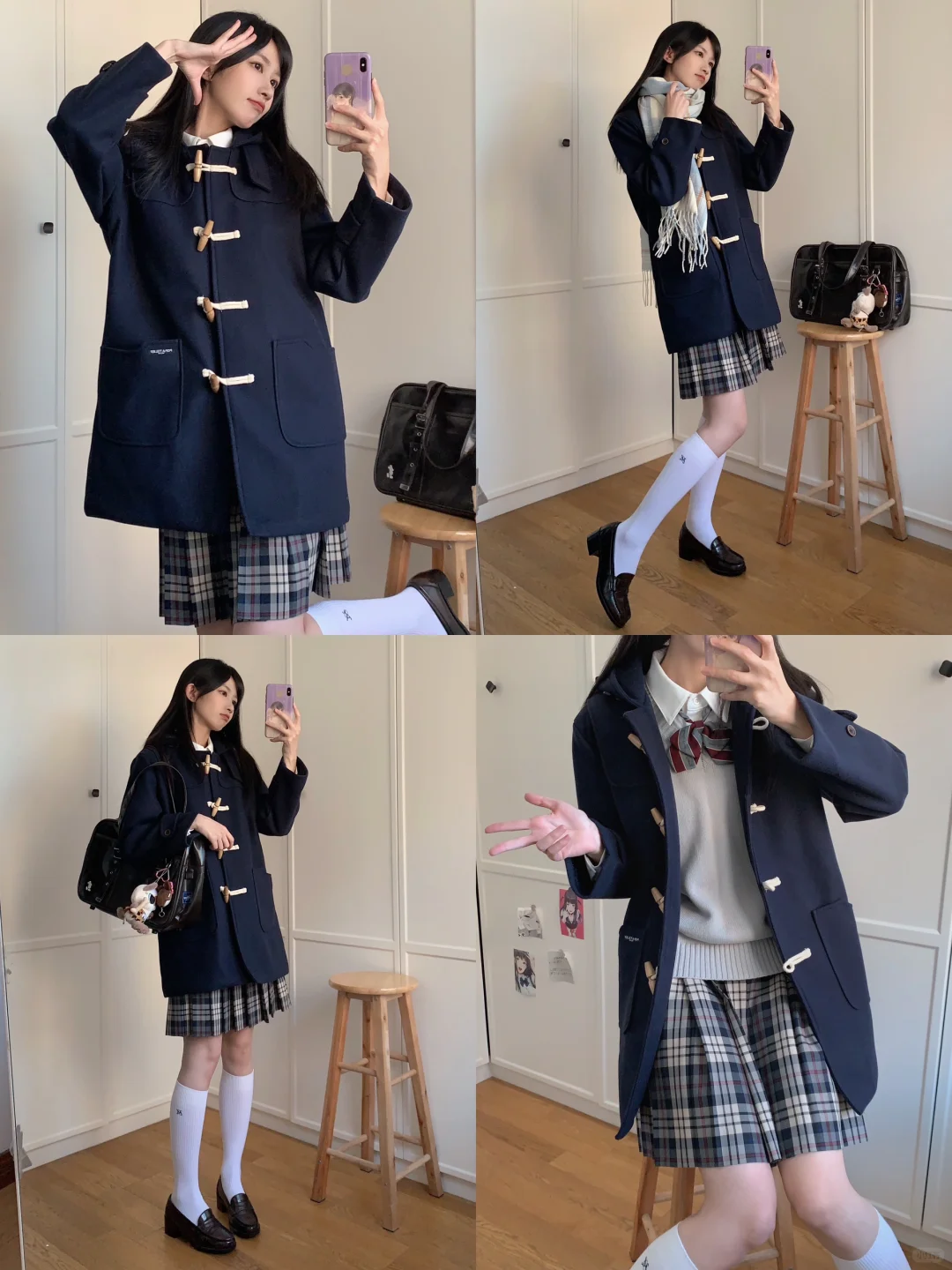 牛角扣+55cm中裙就是冬日氛围拉满！>ᴗ<✧