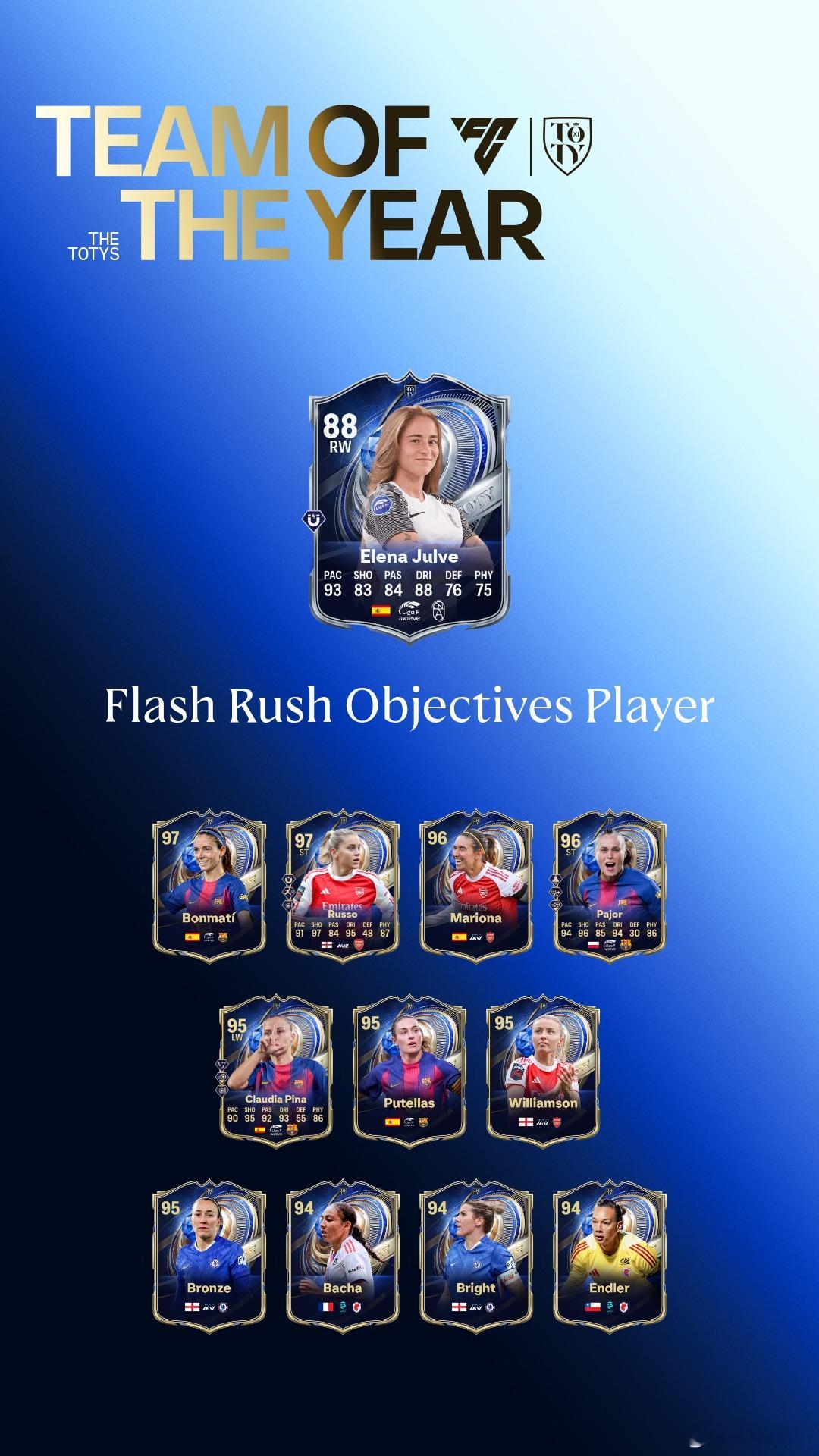 1月18日新增目标任务：✦ TOTY 庆典：快闪 Rush✦ FC Pro 公开