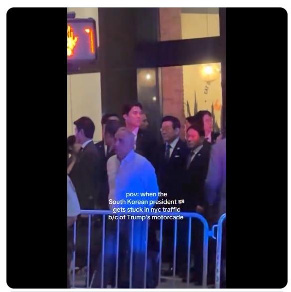 特朗普“战绩”+3：韩国总统也被拦下
 
继马克龙和埃尔多安之后，韩国总统李在明