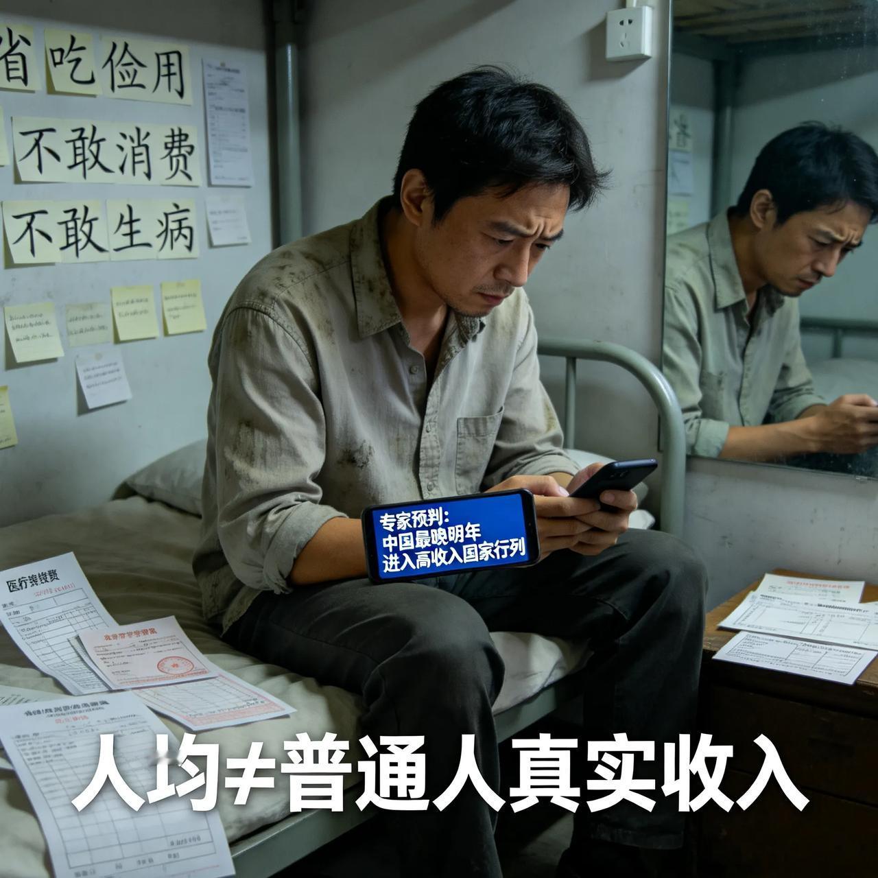 原来明年迈入高收入行列，和普通打工人根本没关系
刷到一条热议消息：专家预判，我国