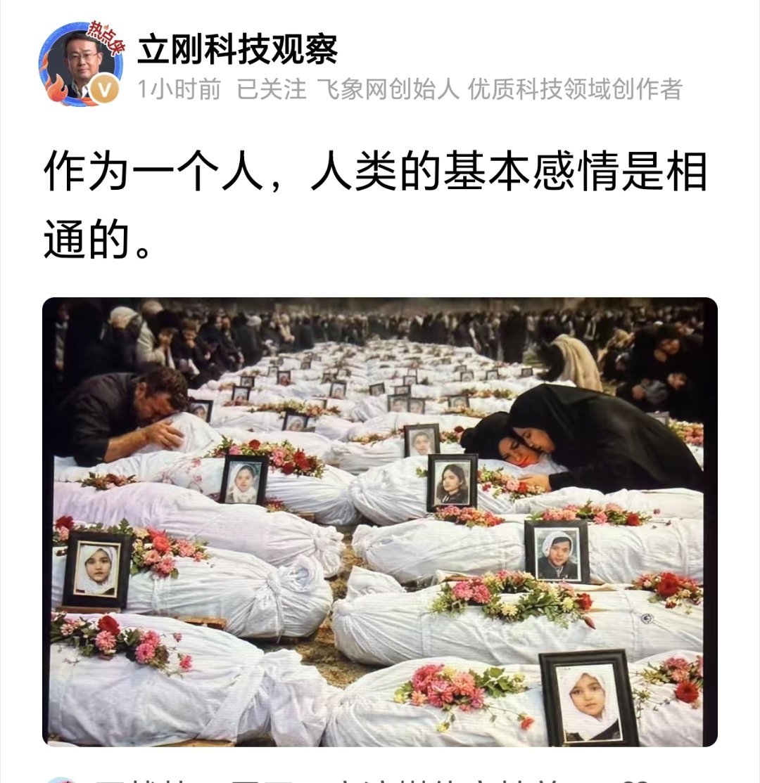 但伊朗这一百多具幼小的遗体并没有在世界舆论中泛起一点点浪花，这个世界的逻辑就是这