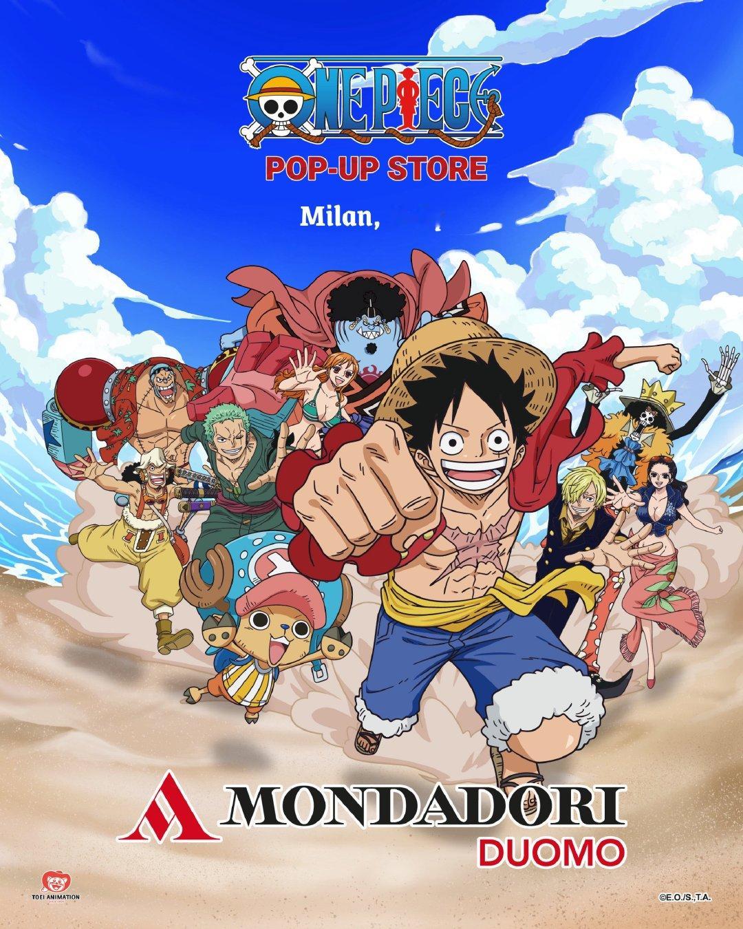 海贼王 【本田快讯】         5月26日至6月8日意大利·米兰的大型书店