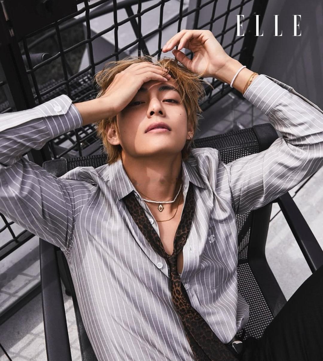 BTS防弹少年团V演绎CELINE极致性感，封神大片来袭！化身“CELINE叛逆