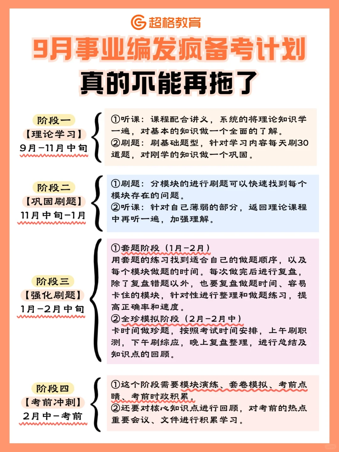 9月用这个计划备考💯不会出错❗