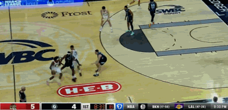 杨瀚森掩护！！ 