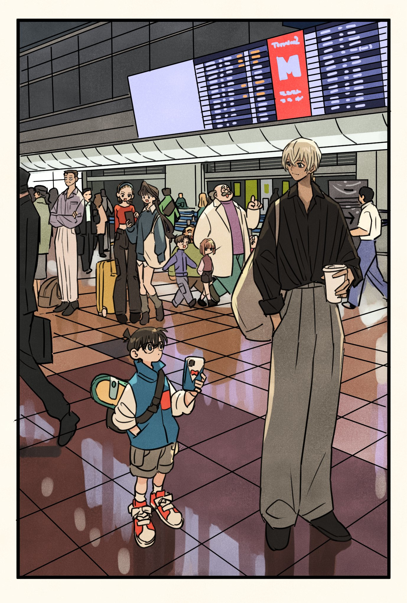 名侦探柯南 名柯的日常X:ryosuketarou 