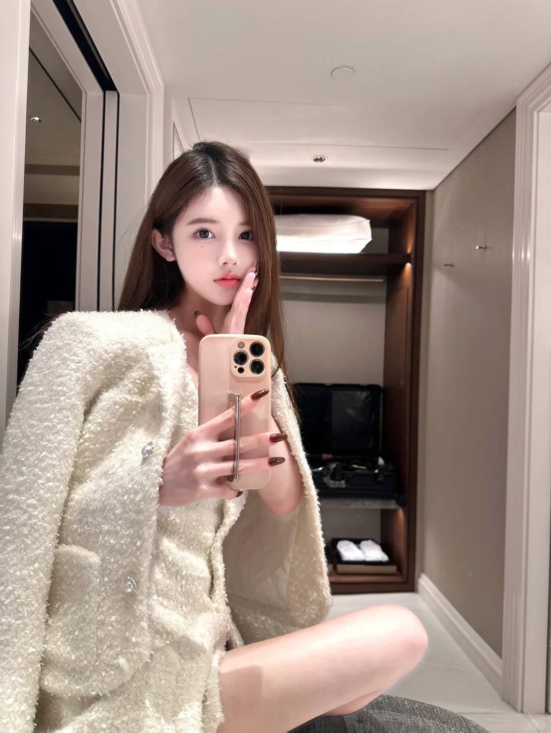 对镜拍也很好看呢