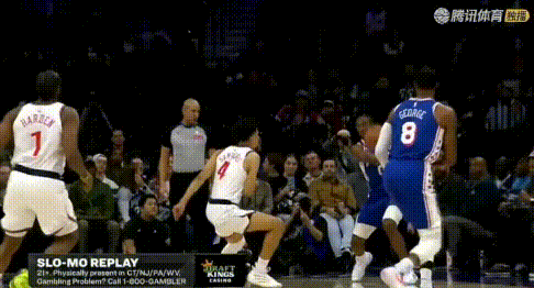 生锈了！泡椒复出仅9+7+3：单挑哈登被断，哨后扣篮过干瘾。
全场9中2仅进了个