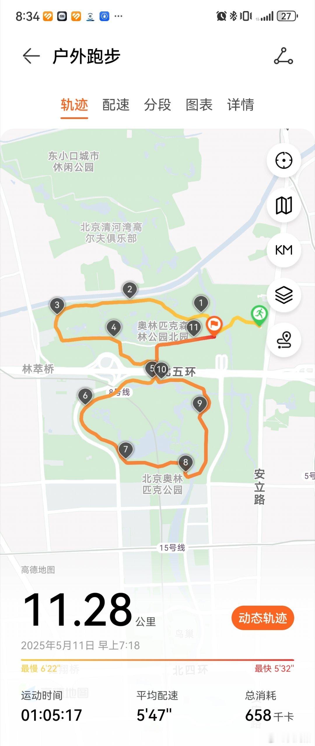嘿！过节跑个奥森😉想死我啦！！！冒个泡 解锁新技能，夜钓🌚其实我就是骗口鲜啤