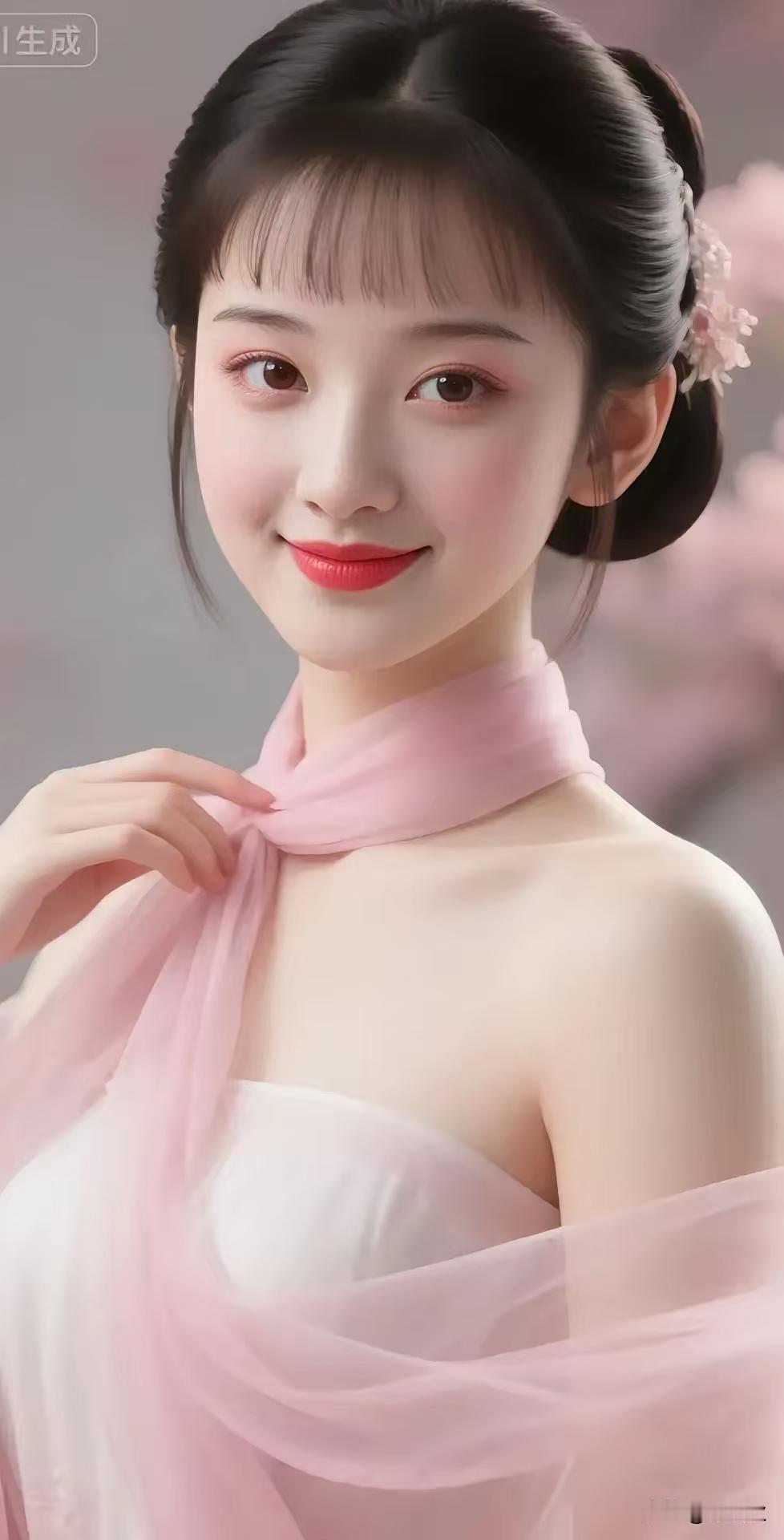 天净沙·赞佳人
眉如寒黛春山，
眸如秋水星繁。
此女应居广瀚。
人间难见，
几回