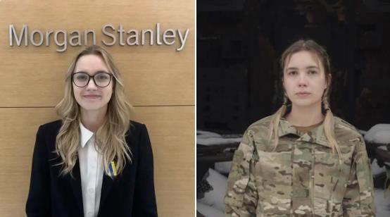 图文：22岁乌克兰女子从曼哈顿投行员工到战地医务兵：我活得精彩回馈了社会

22