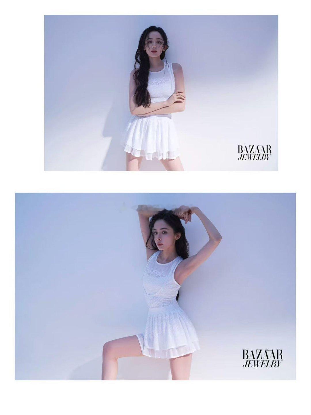 古力娜扎《Harper’s Bazaar Jewelry》6月刊内页释出✨身穿W