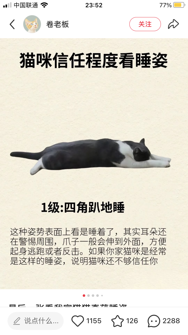 最近有点咬人挠人的趋势……于是强行撸猫（进行了一次脱敏训练……但是最后放开它跑得