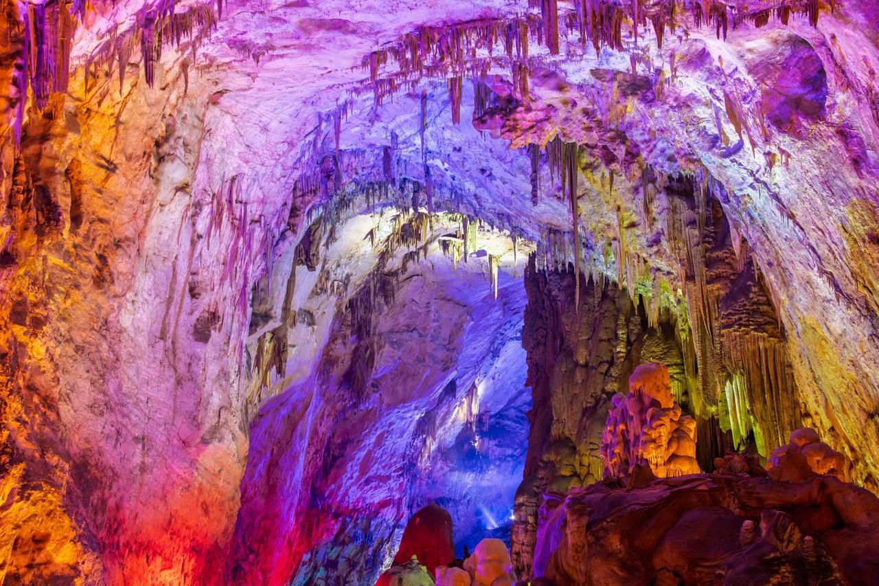 贵州织金洞。贵州织金洞