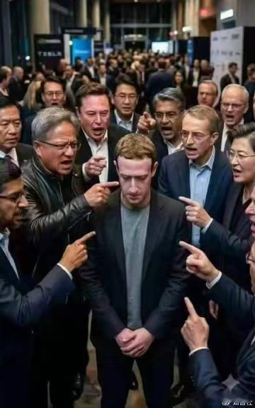 王力宏摔倒【扎克伯格戳破了算力严重不足的泡泡】这两天网络上面有一张图片很火，众多