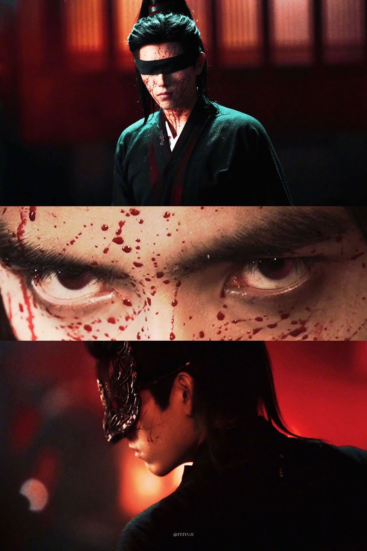 陈飞宇终于会用脸了《白日提灯》开播后，陈飞宇在剧中的战损造型引发不少讨论。银甲染