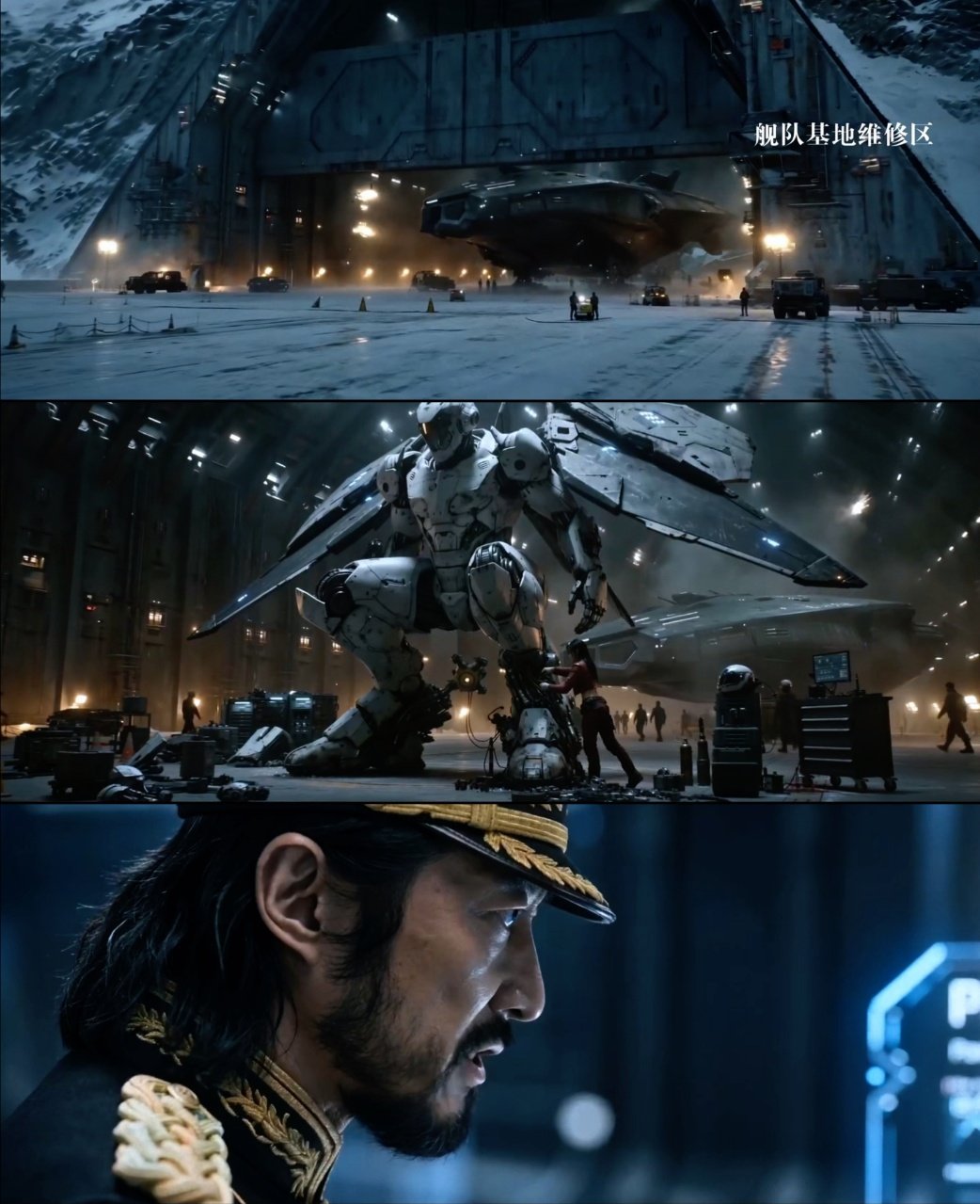 AI次元破壁了AI打怪兽名场面从前是奥特曼守护地球，现在AI接过光之使命上岗打怪