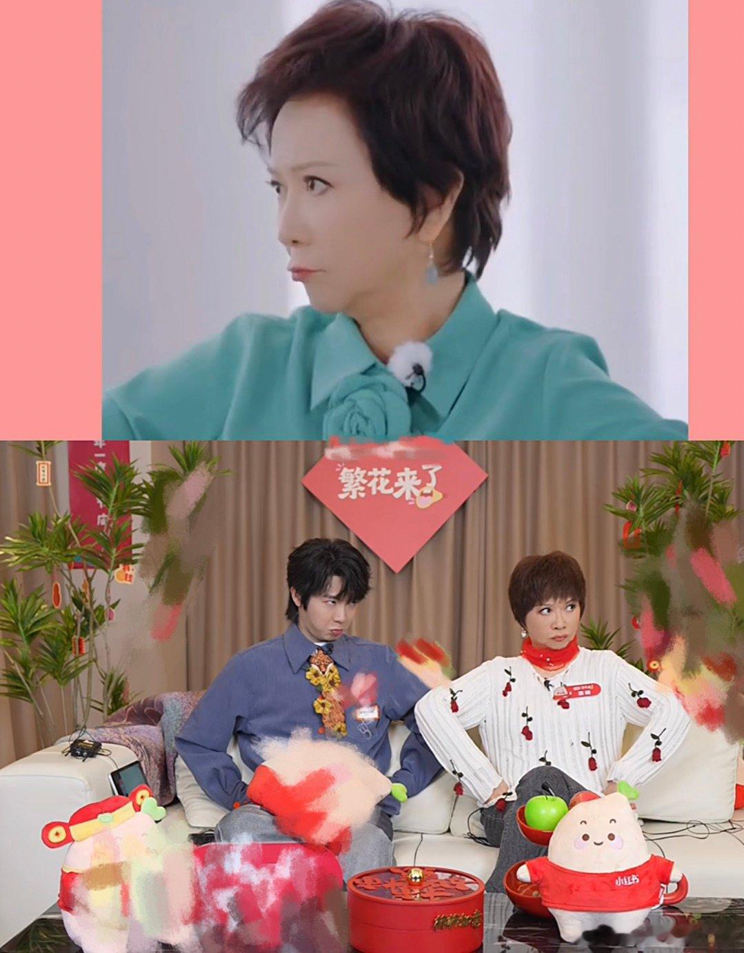 蔡明让机器人喊自己前辈  蔡明老师幽默再现，直播中调侃春晚秧bot机器人，笑称前