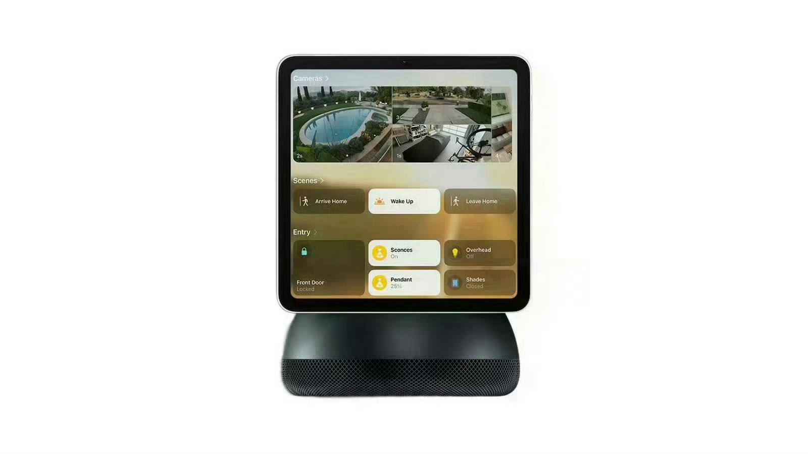【Apple 的 “HomeView” 智能显示屏将于 11 月发货，提供四种颜