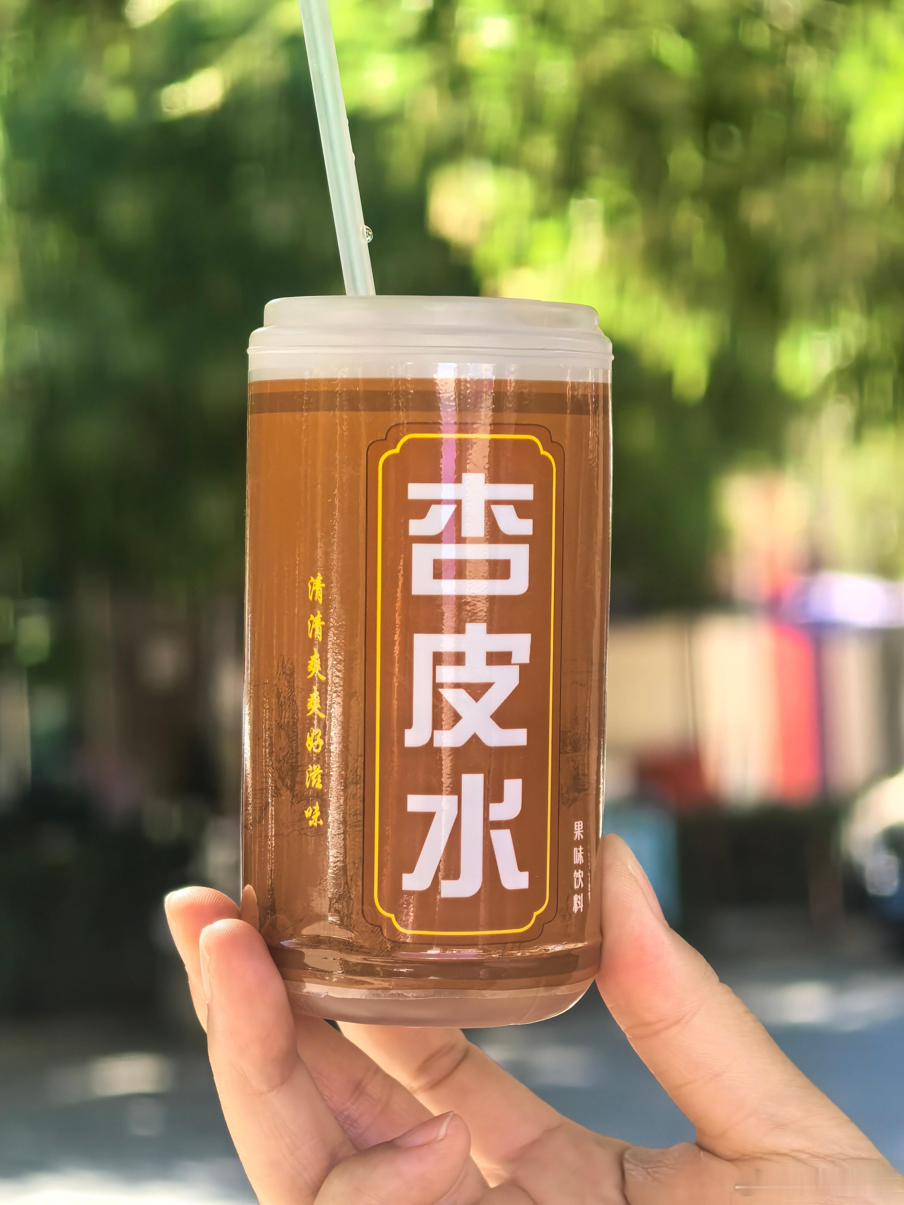 推荐一款甘肃饮料，叫杏皮水。味道绝佳。彼时我正在镇上等公交，久久不来。买了这款饮