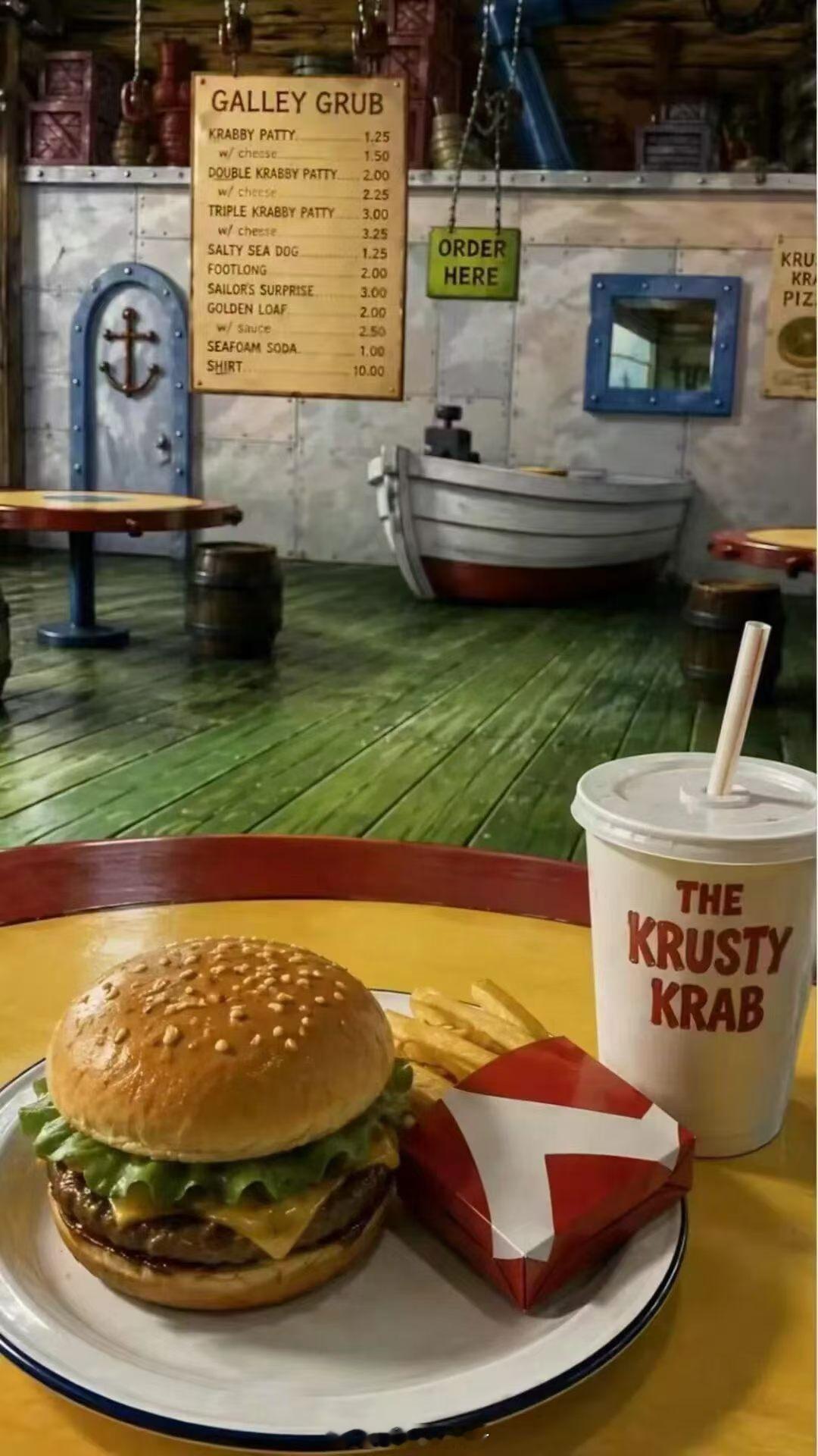 好久没来比奇堡吃饭了 ​​​