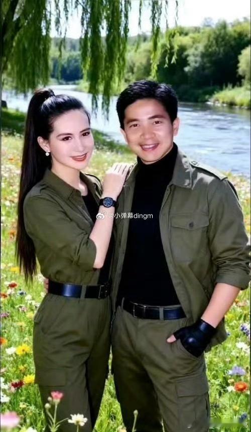 何超琼和陈百强这组写真，真的称得上是郎才女貌。 