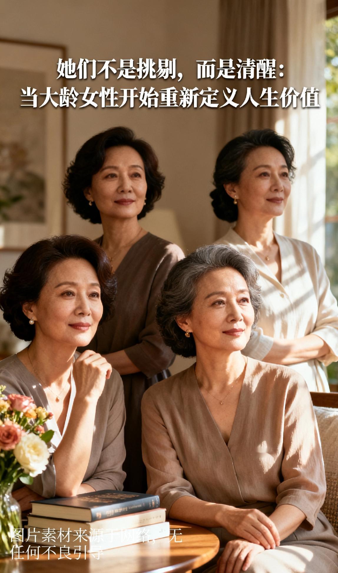 【她们不是挑剔，而是清醒：当大龄女性开始重新定义人生价值】
 
深夜的朋友圈里，