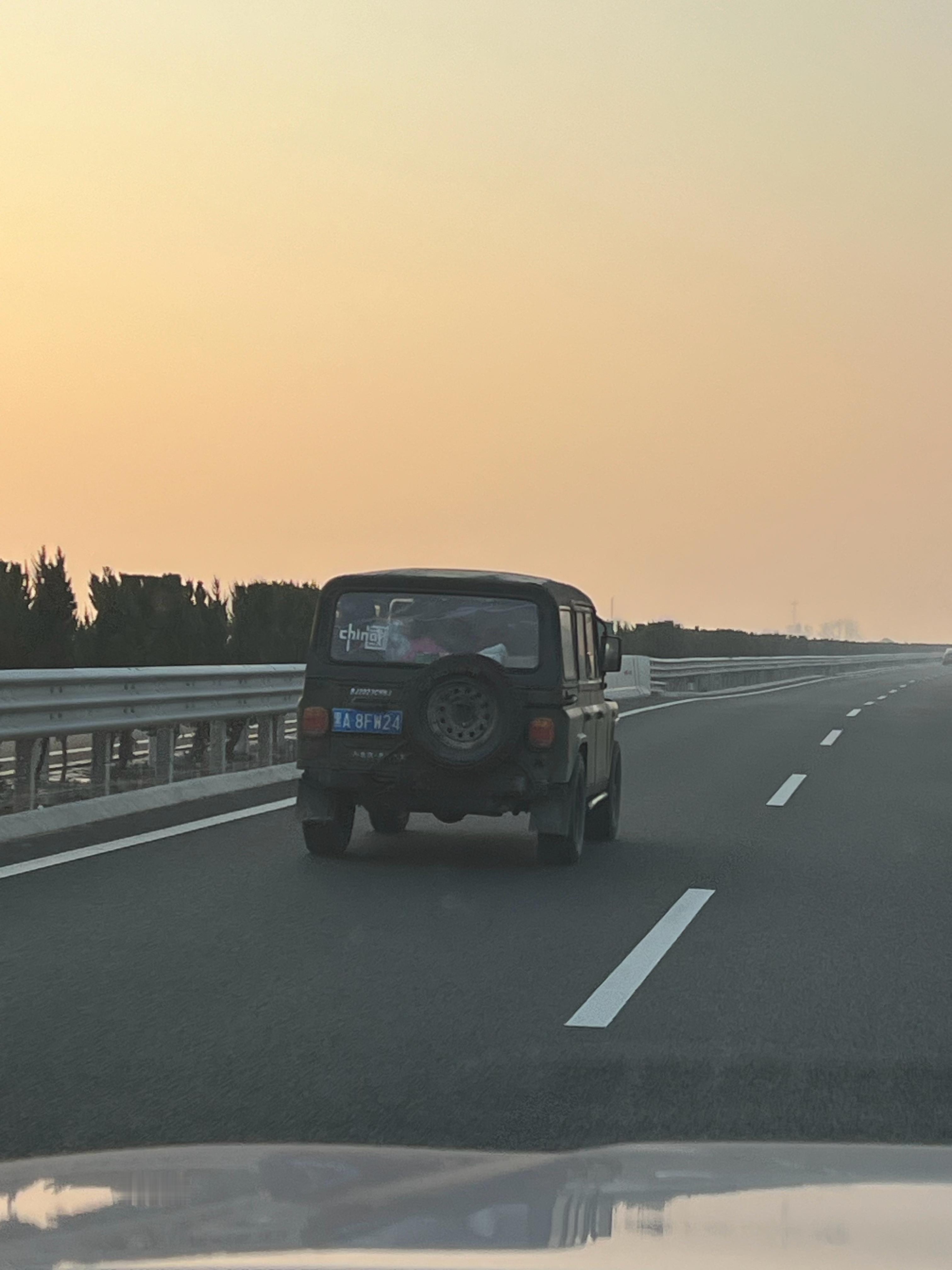 开这个跑高速，是个狠人 滨州