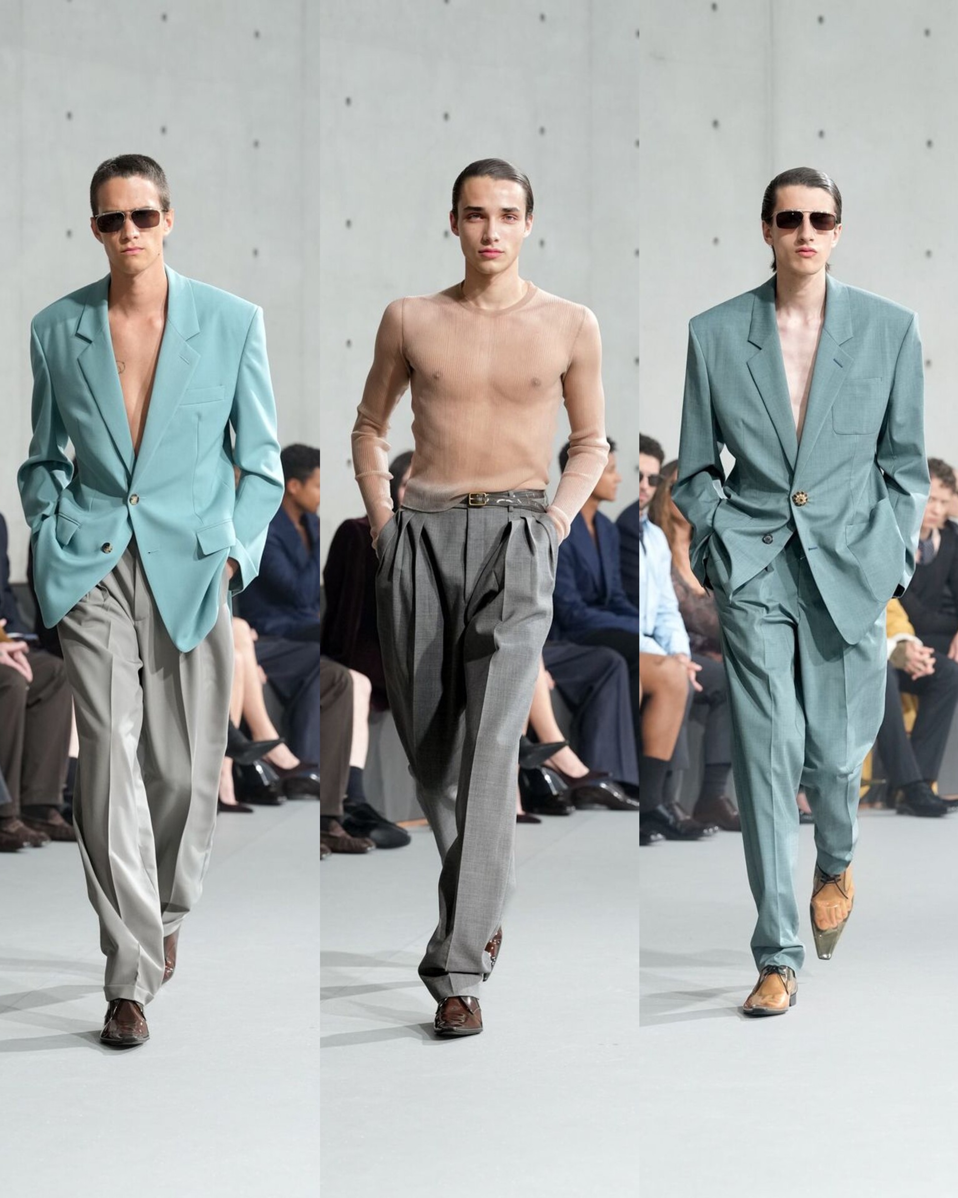 SAINT LAURENT SPRING SUMMER 2027 巴黎时装周男装