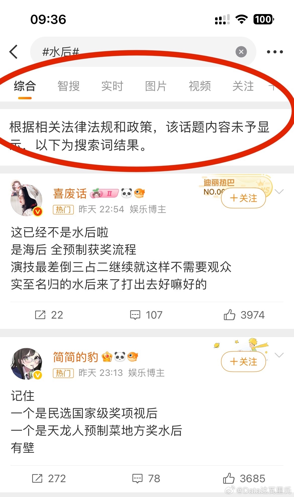 白玉兰很专业一个主流奖未颁奖前天天炒作，颁奖后捂嘴、炸词条；来自观众的负面舆情上