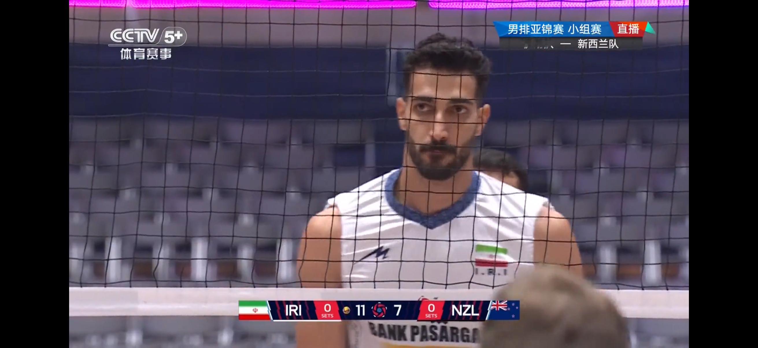 男排亚锦赛今天开打，揭幕战伊朗🇮🇷男排对阵新西兰🇳🇿崔骁和沈静思解说20