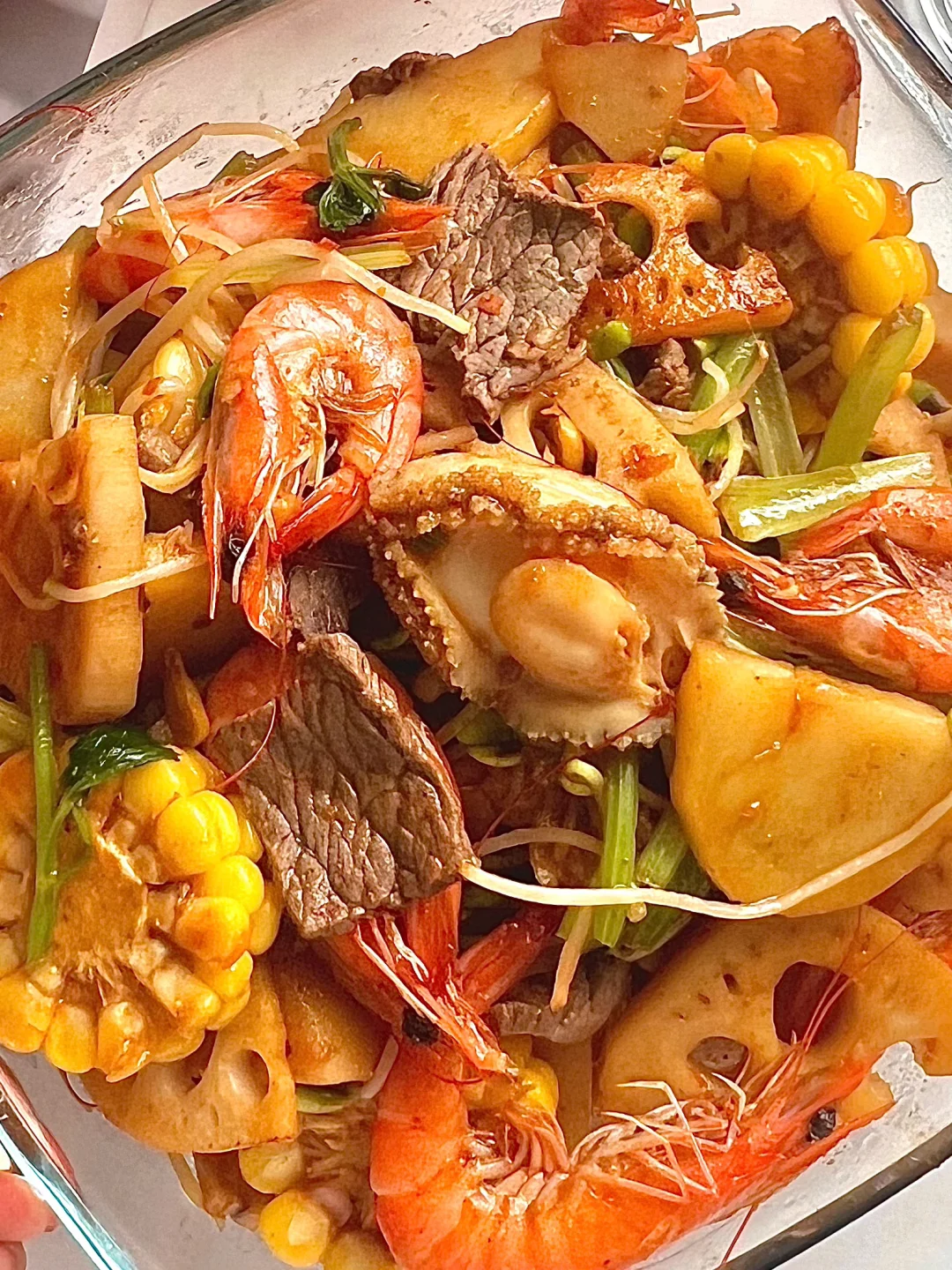 有啥放啥，巨巨巨好吃！！家庭版麻辣香锅