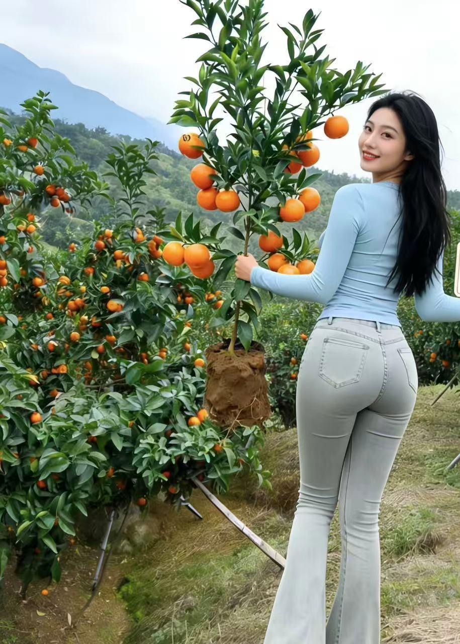 大学毕业也要上山下乡，看看她的新果园硕果累累…
大学生回乡种植 女大学生种地 带
