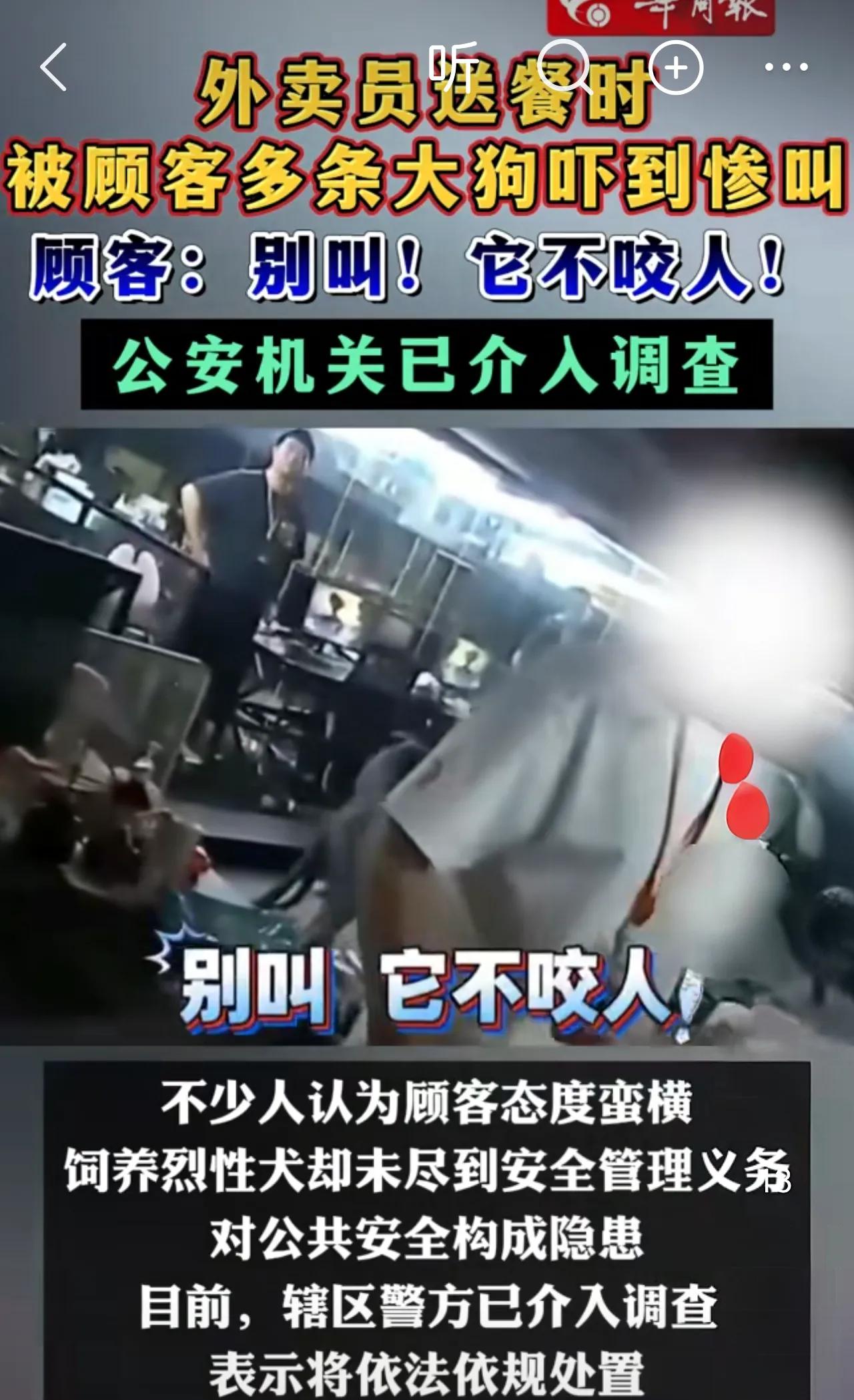 它是狗吗？怎么知道狗不咬人！