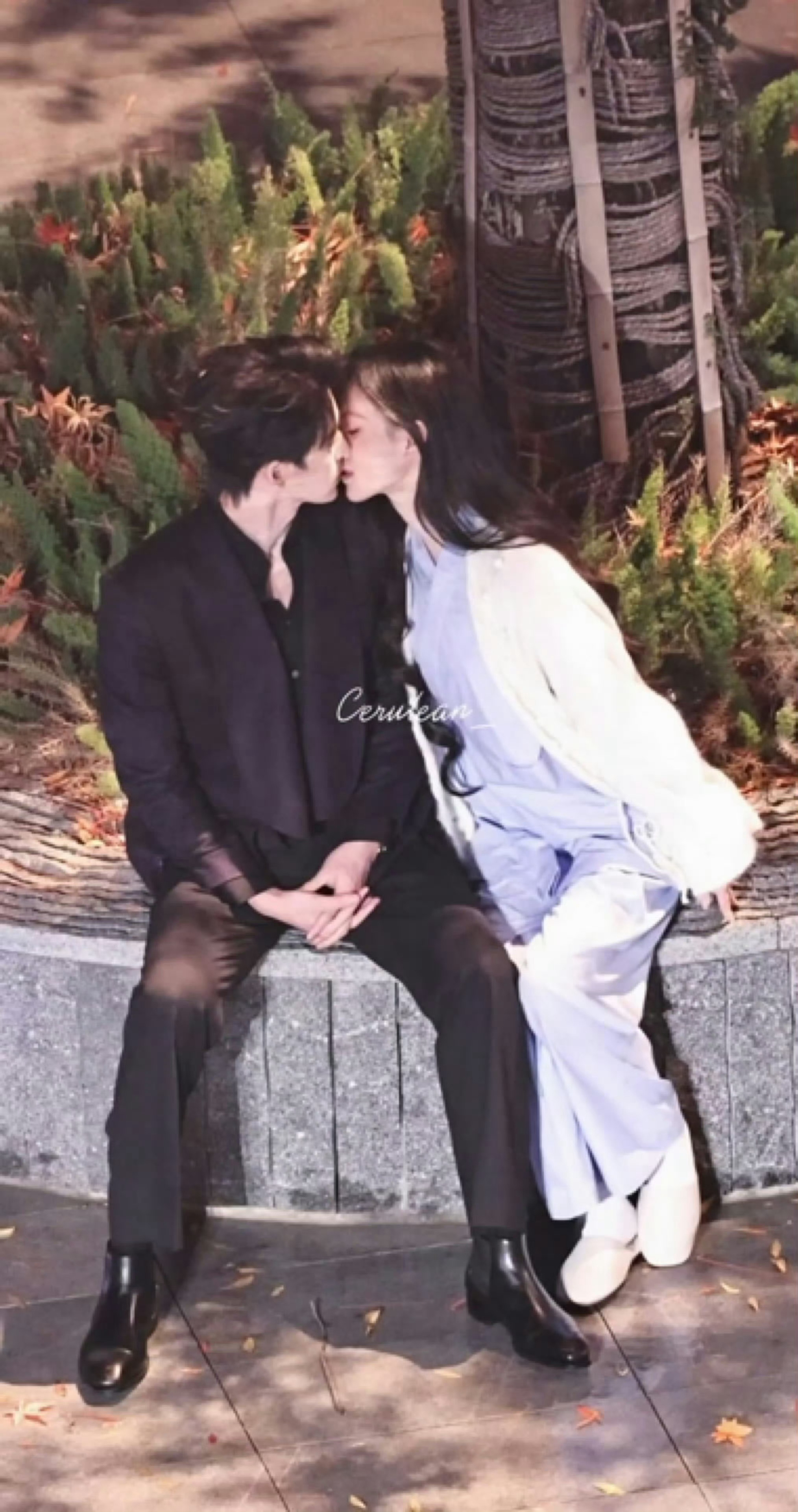 敖瑞鹏沈羽洁不二之臣花坛吻戏路透我宣布这是年度最令人心动的路透！路透里的“狼系霸