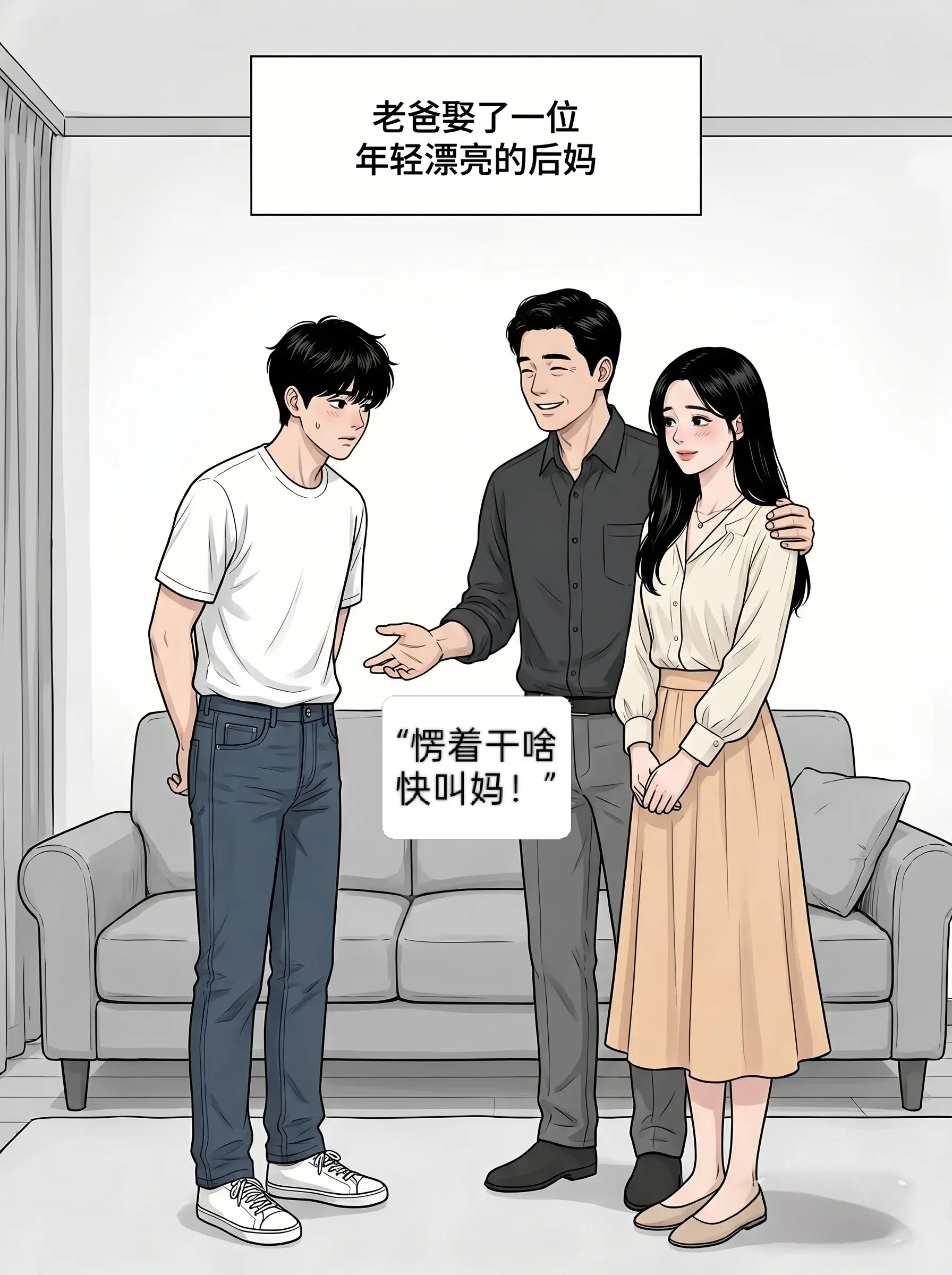 “铁打的儿子，流水的后妈……”