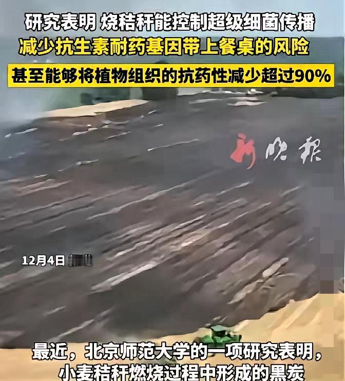 谁能想到！被禁了十年的烧秸秆，居然被北师大的研究正名了？
 
过去农民愁坏了，秸