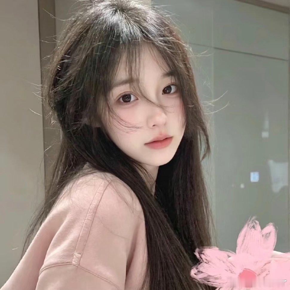 温柔干净系女头。 