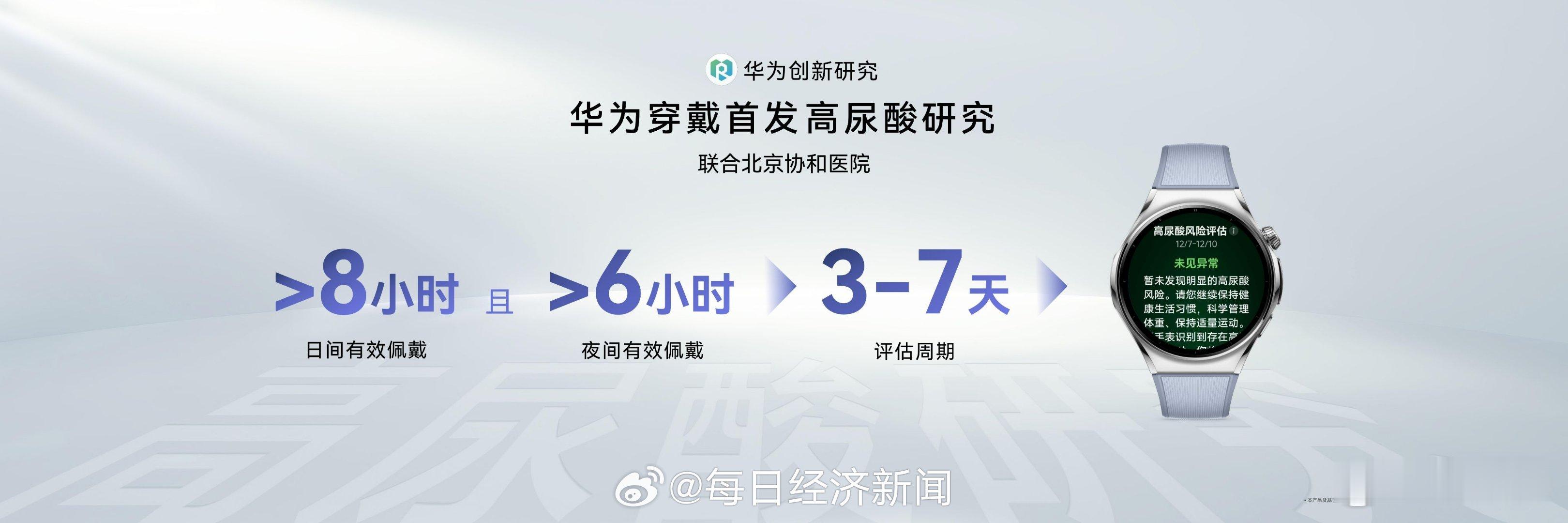 华为WATCH6首发高尿酸风险评估手表不只是看时间测心率，现在还能关注代谢方面的