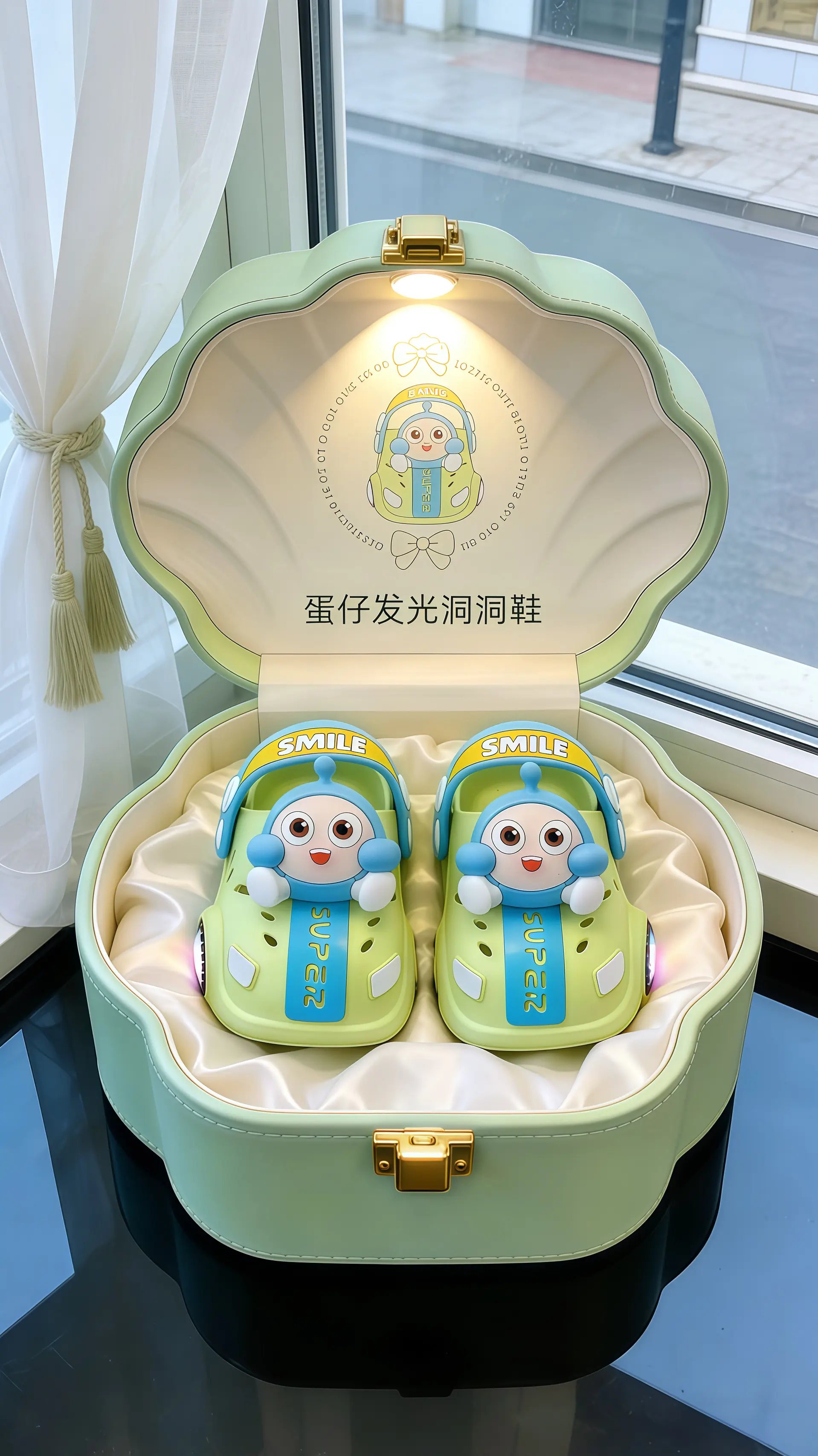 儿童拖鞋 洞洞鞋 卡通拖鞋 拖鞋 蛋仔派对