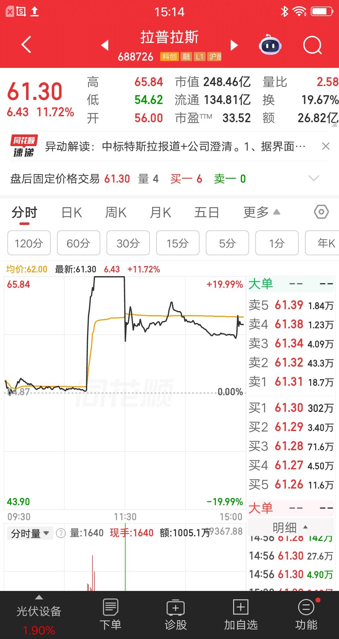 一位浙江的打板选手，打板买了拉普拉斯，他在社区晒图问大家，这种情况怎么办呀！
他