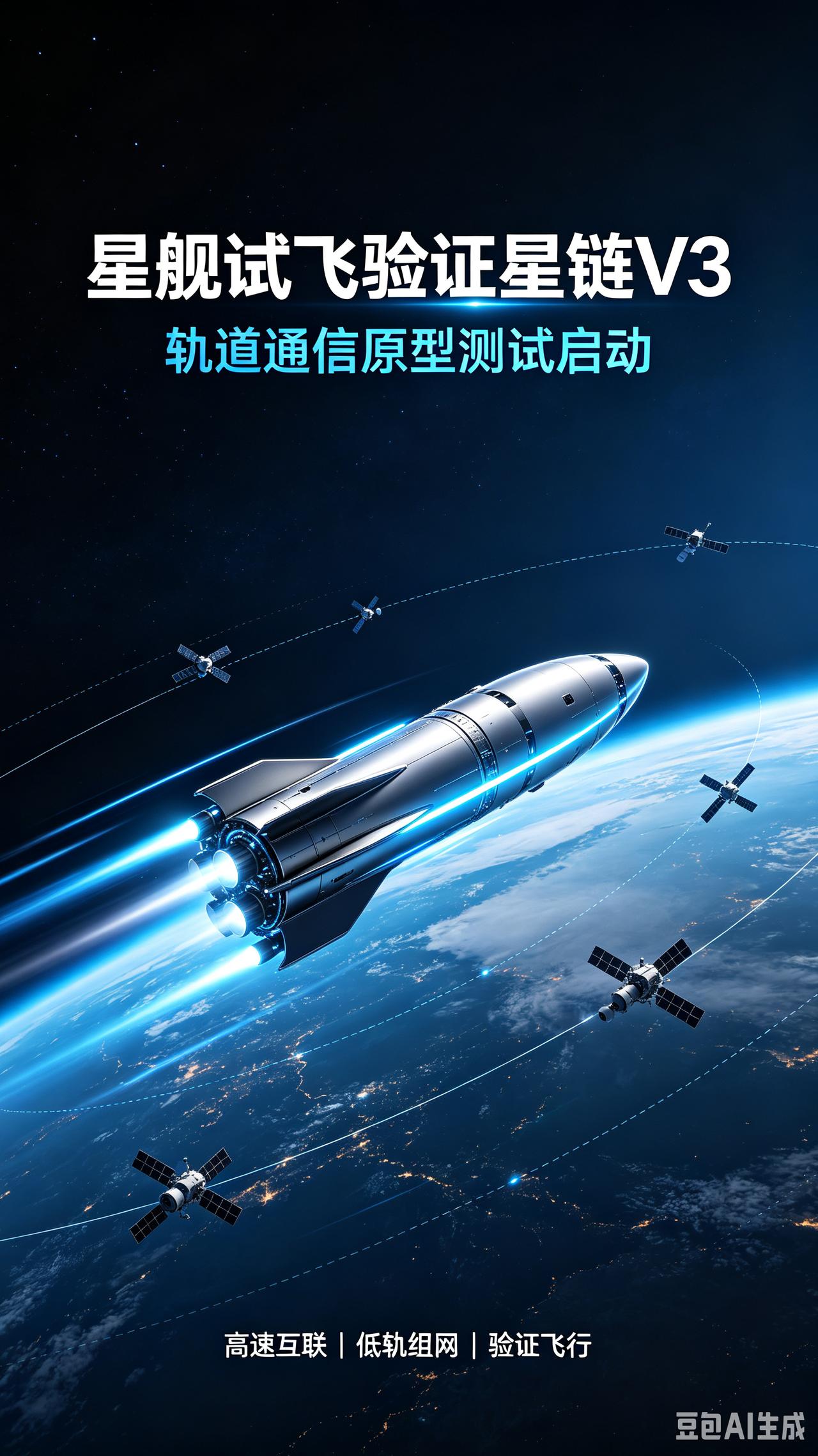 国际前沿科技简讯
 引力号卫星 8月3日，星链星舰 星链V2卫星 SpaceX官