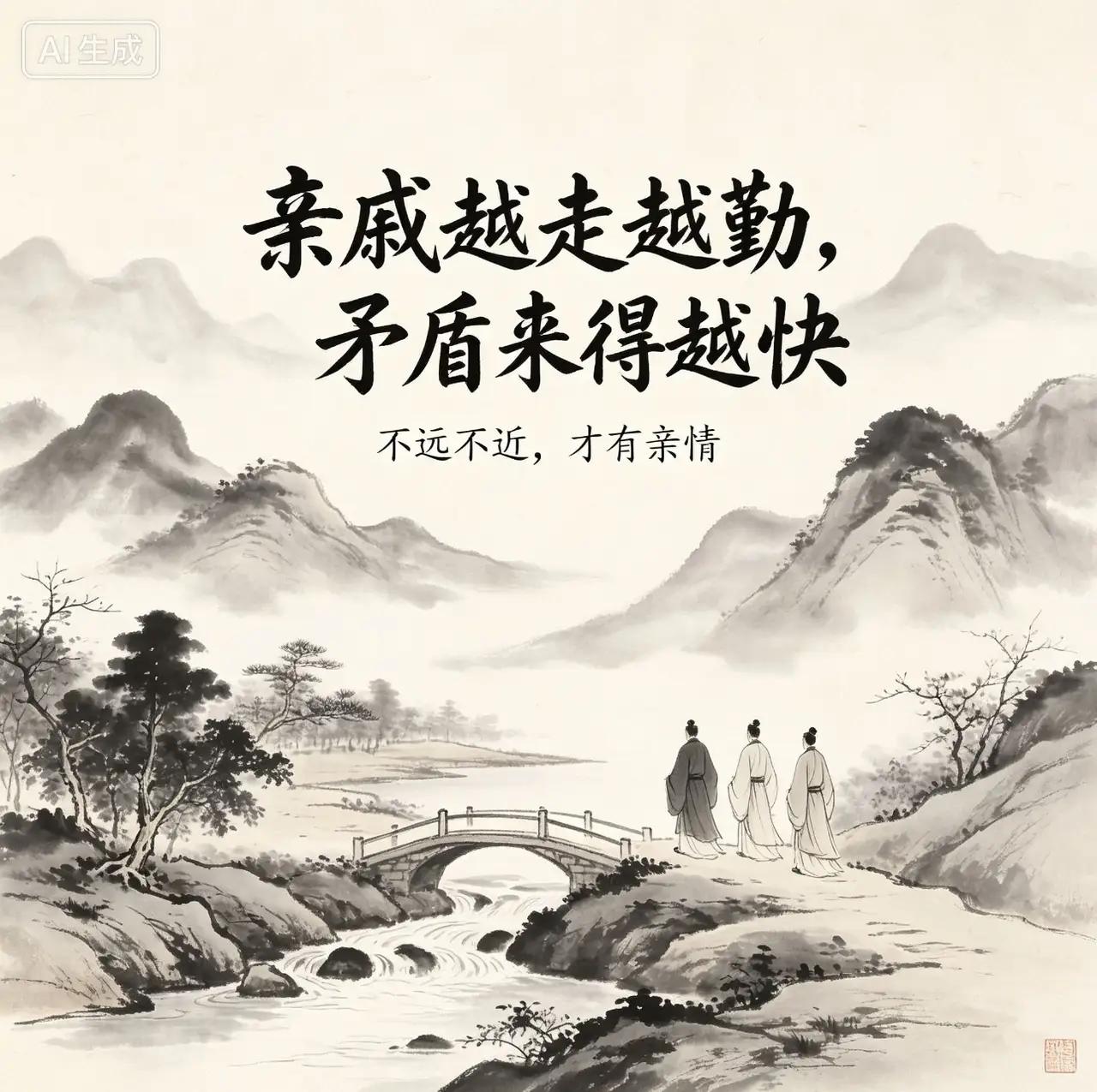 亲戚越走越勤，矛盾来得越快。成年人的亲情真相，往往藏在“距离”二字里。

别总以